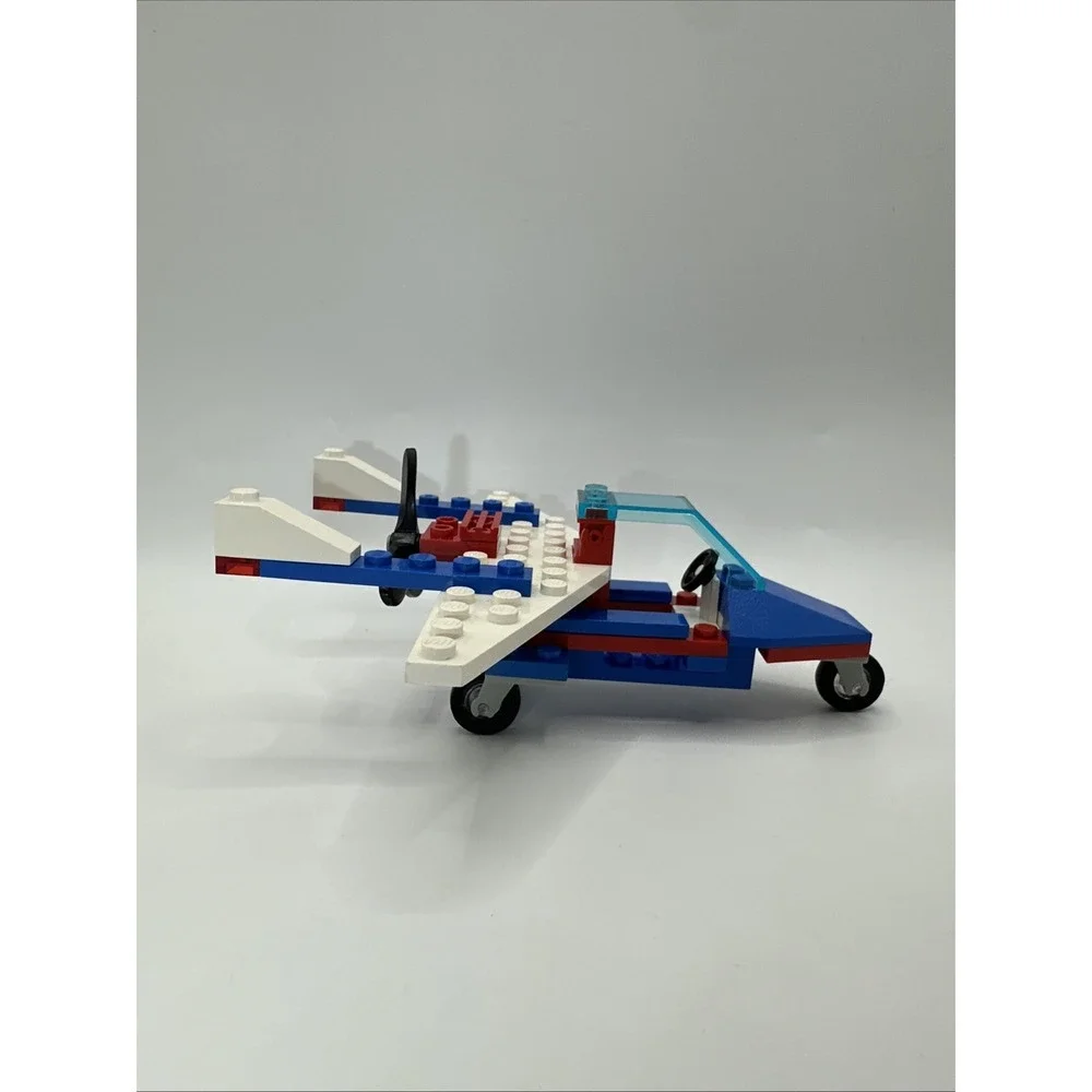 Vintage 1993 LEGO Town 6536 Aero Hawk & 6537 Hydro Racer Near Complete